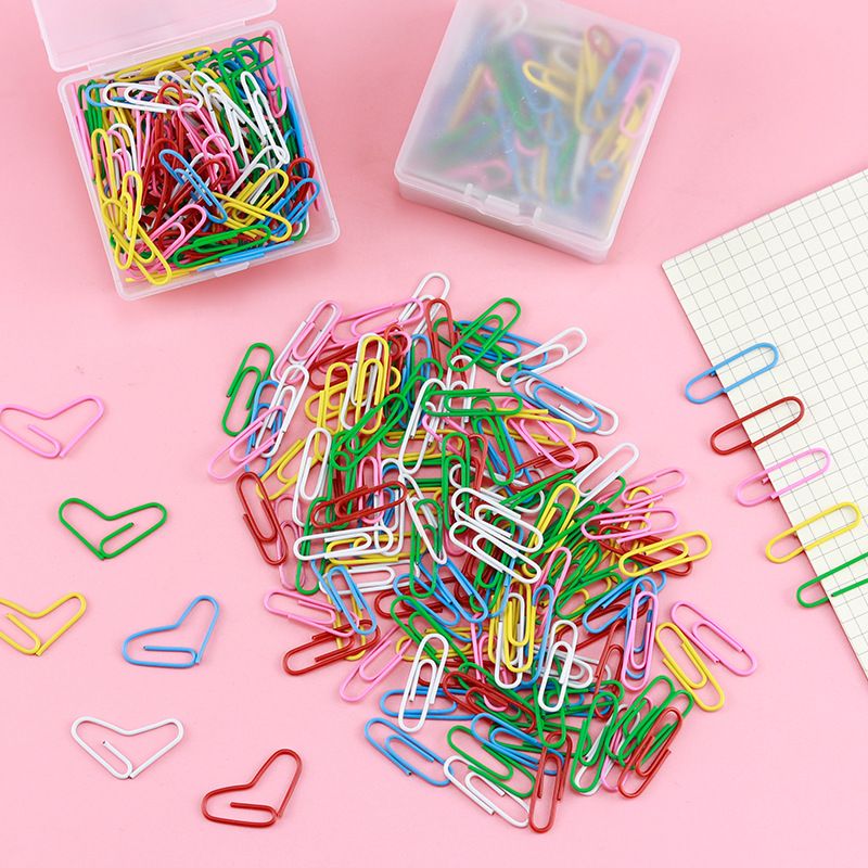 Assorted Color Paperclips for Office Premium Clips for Paperwork Paper Clips Small Paperclip Rustproof Paperclips Great (200pcs) — image 3