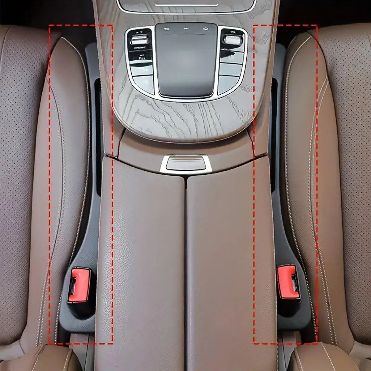 2PCS Vehicle Seat Gap Filler Leak-Proof Strip Organizer for Side Crevice Storage — image 6
