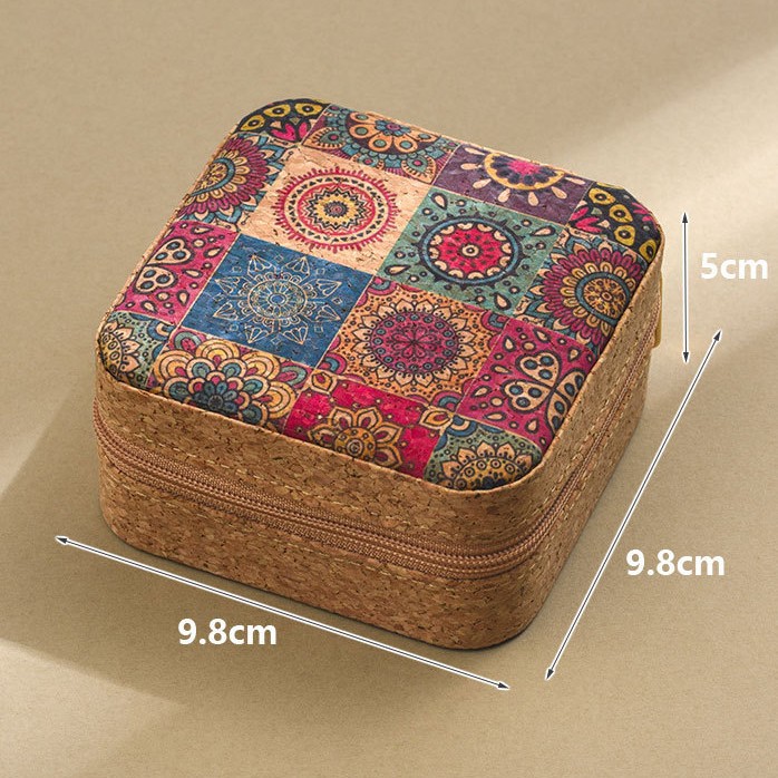 Brown Fantasy Grass Portable Sewing Kit – Compact Travel Set with Needles, Thread, Scissors, Thimble, and Pin Cushion for Home, Dorm, or Emergency Repairs — image 4