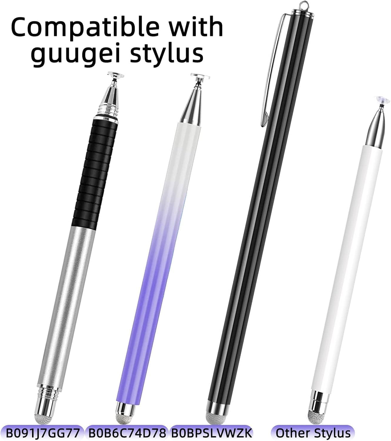 Mesh Fiber Tips (10 Pack) Stylus Pen Replacement Tips Suitable for capacitive Touch Screen,High Sensitivity, Soft, no Scratch Screen Pen tip — image 3