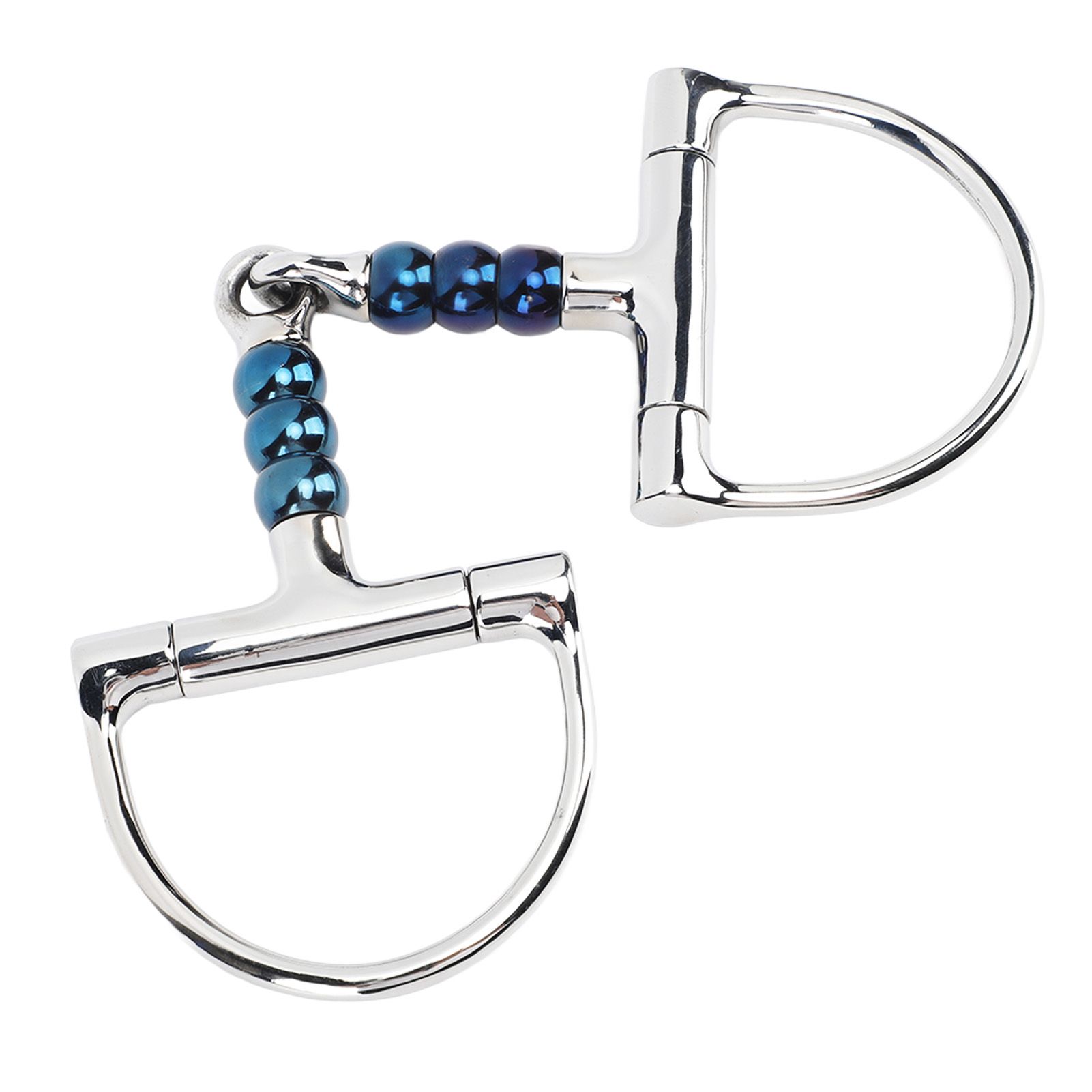 Horse Bit Stainless Steel 125mm Anti Biting Horse Mouth D Ring Snaffle Bit for Horse Farm โ image 3