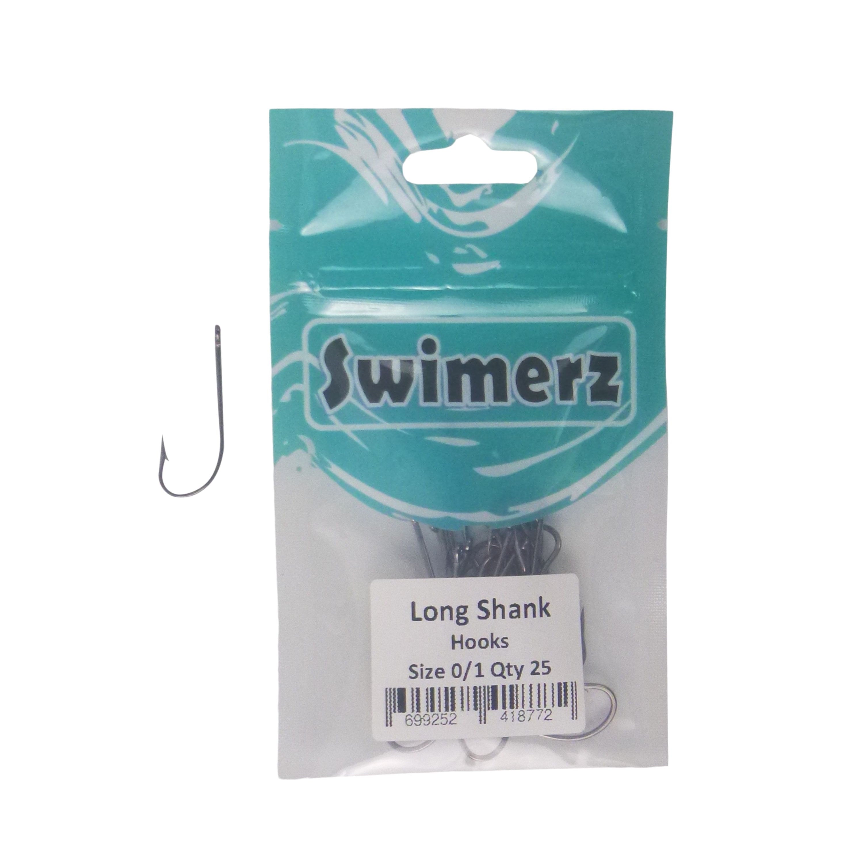 Swimerz 0/1 Long Shank Worm Hook 25 Pack — image 2