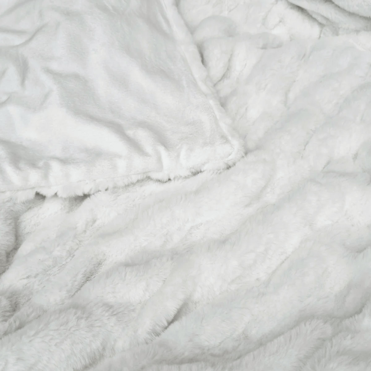 J Elliot Home Skyler Ivory Faux Fur Throw Rug 130 x 160cm — image 3
