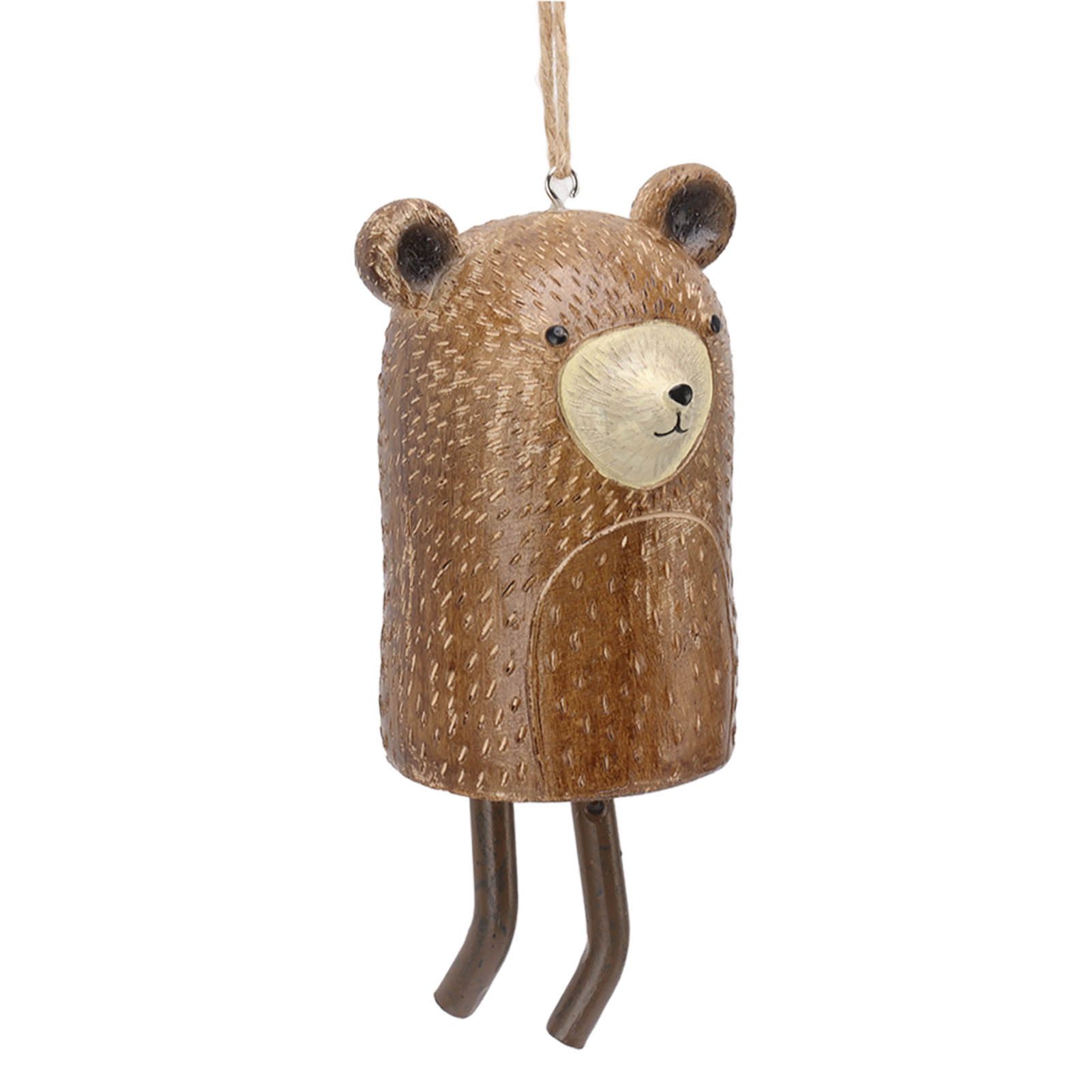 Rustic Hanging Animal Wind Chimes Resin Hand Made Natural Garden Decoration for Gardens Backyards Trees Yards C Raccoon — image 5