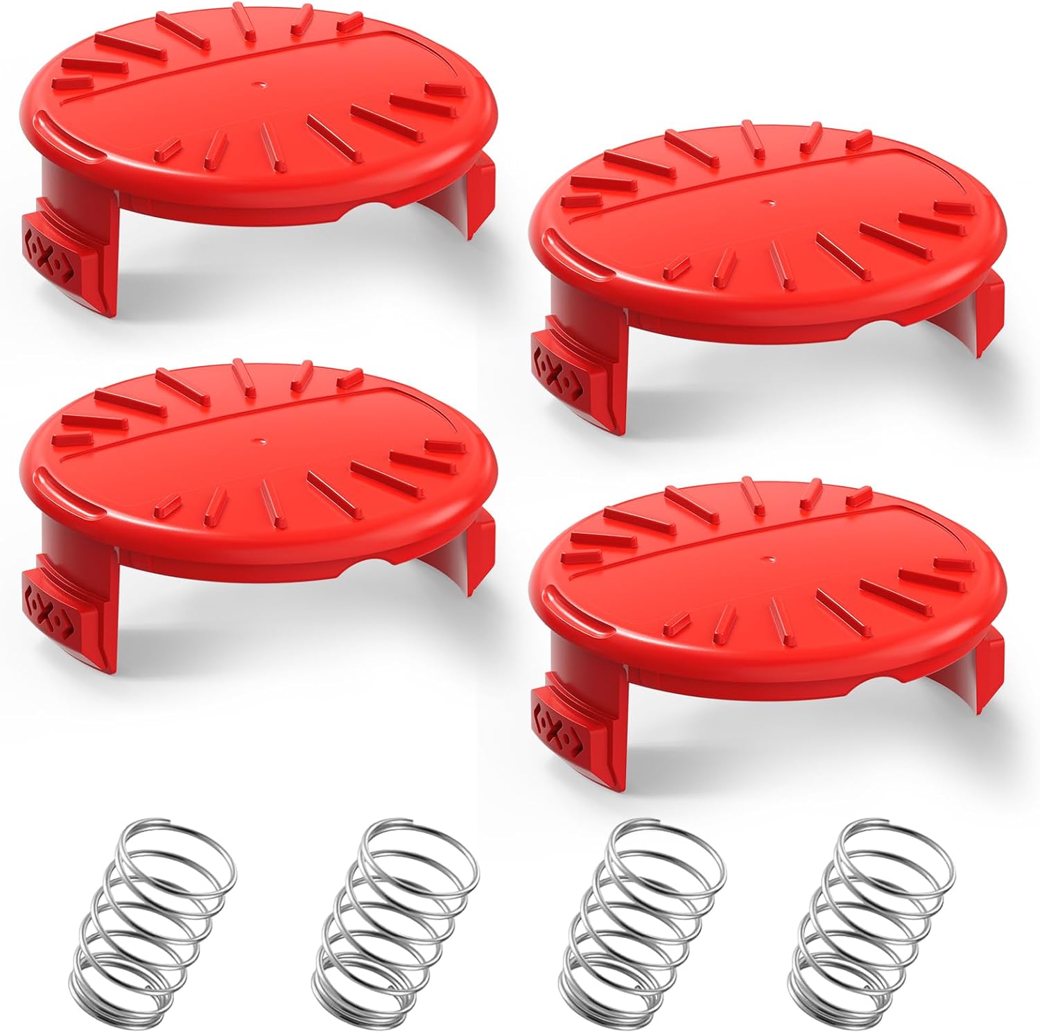 4 Pcak CMZST120SC String Trimmer Spool Cap Compatible with Craftsman Weed Wacker, Weed Eater Covers Parts Fit for Craftsman CMCST910 Series, CMCST910