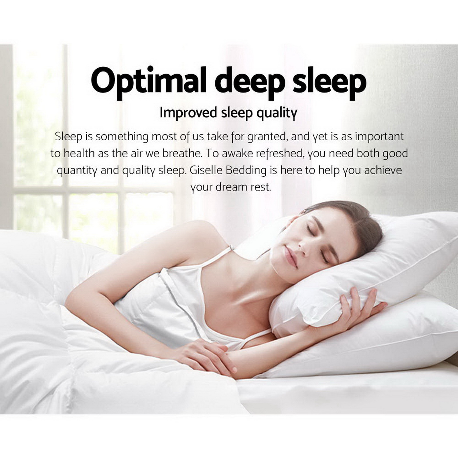 Giselle Bedding 700GSM Microfibre Bamboo Quilt King โ image 3