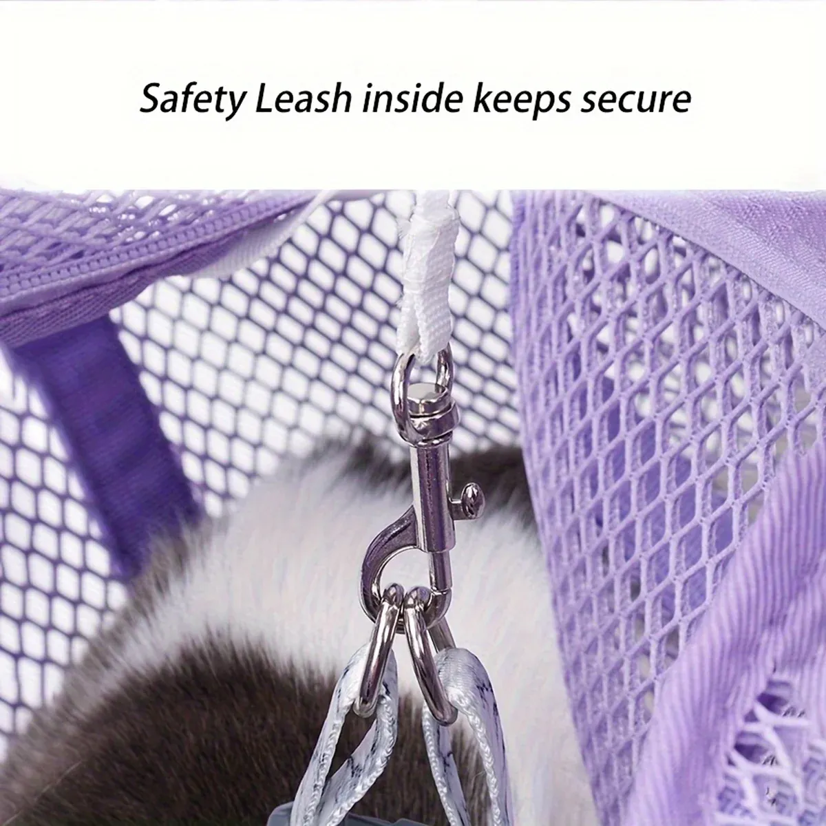 Escape Proof Pet Carrier Mesh Shoulder Bag Small Pet Travel Secure Strap Use — image 5