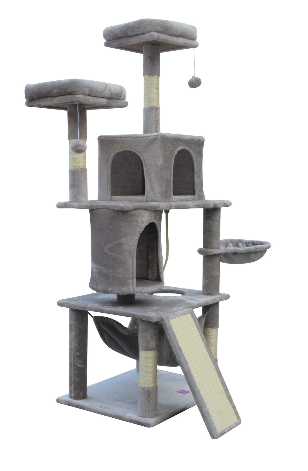 YES4PETS Large Cat Scratching Post Tree Scratcher Pole-Little Grey โ image 4