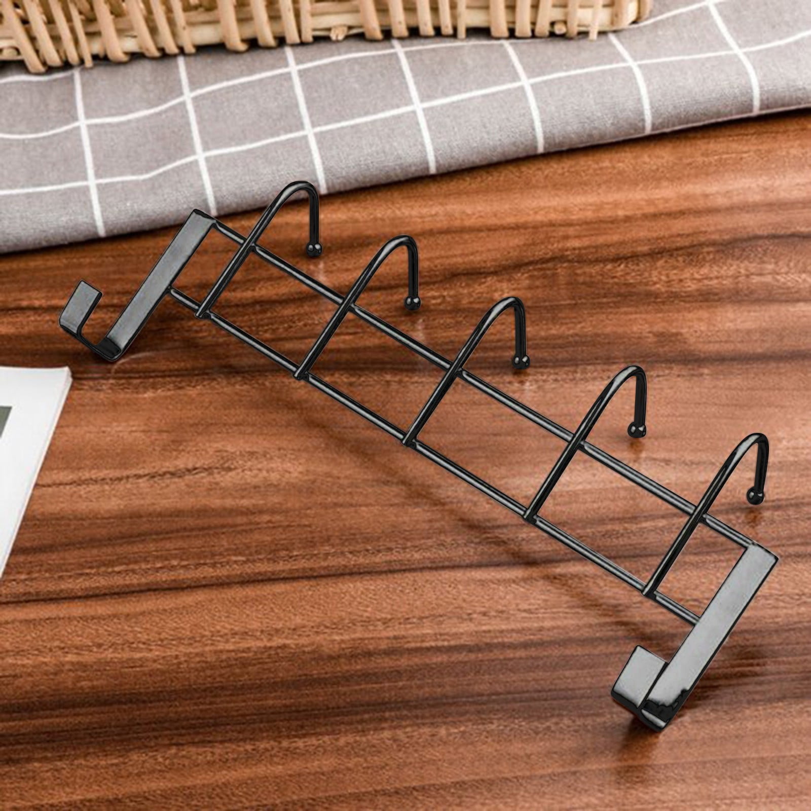 Over The Door Hooks, Door Hanger Hooks For Hanging, Over The Door Towel Racks With 5 Coat Hook, Over The Door Towel Rack For Kitchen, 5 cm โ image 3