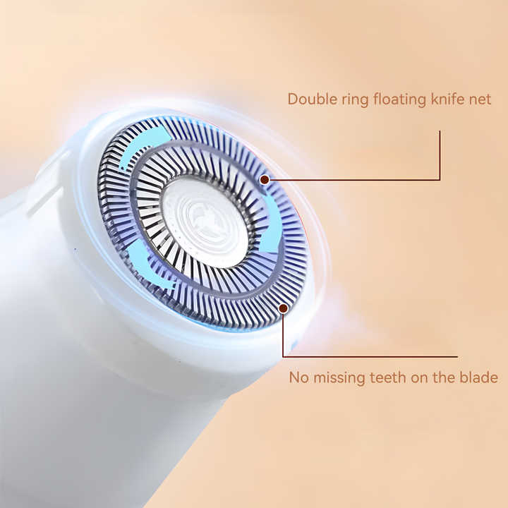 4-in-1 Electric Lady Shaver Kit - Rechargeable and Portable Grooming Solution — image 5