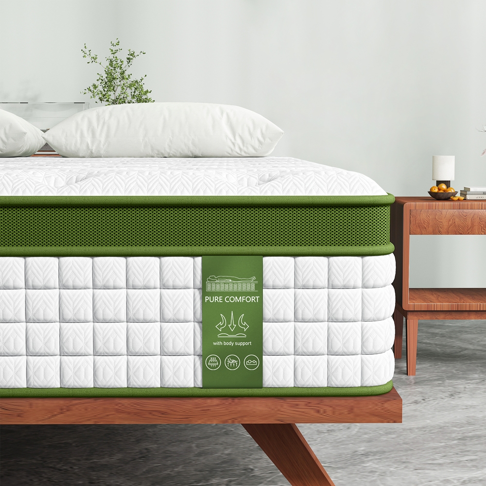 BedStory Queen 30cm Hybrid Mattress Cooling Gel Memory Foam 5 Zone Pocket Spring Bed Temperature Regulating — image 4