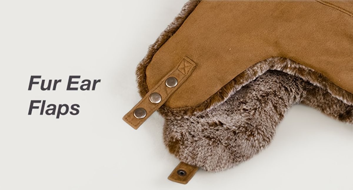 Men'S Winter Hat With Mask Men'S Fashion Beanie Warm Winter Headwear - Khaki - Size L — image 5