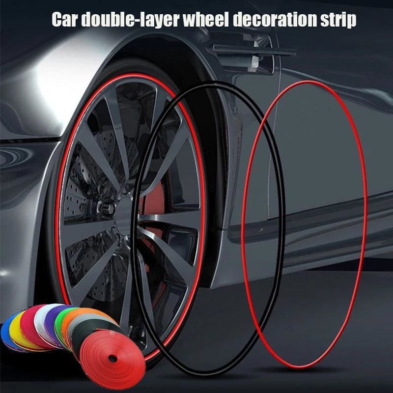 Ning zhi Rubber Car Wheel Hub Anti Scratch Strip 8m Black( 8m ) — image 5