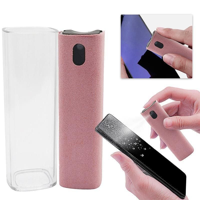 Phone Screen Cleaner Spray Fragrance Computer Screen Dust Removal Tool - Pink-with shell — image 4