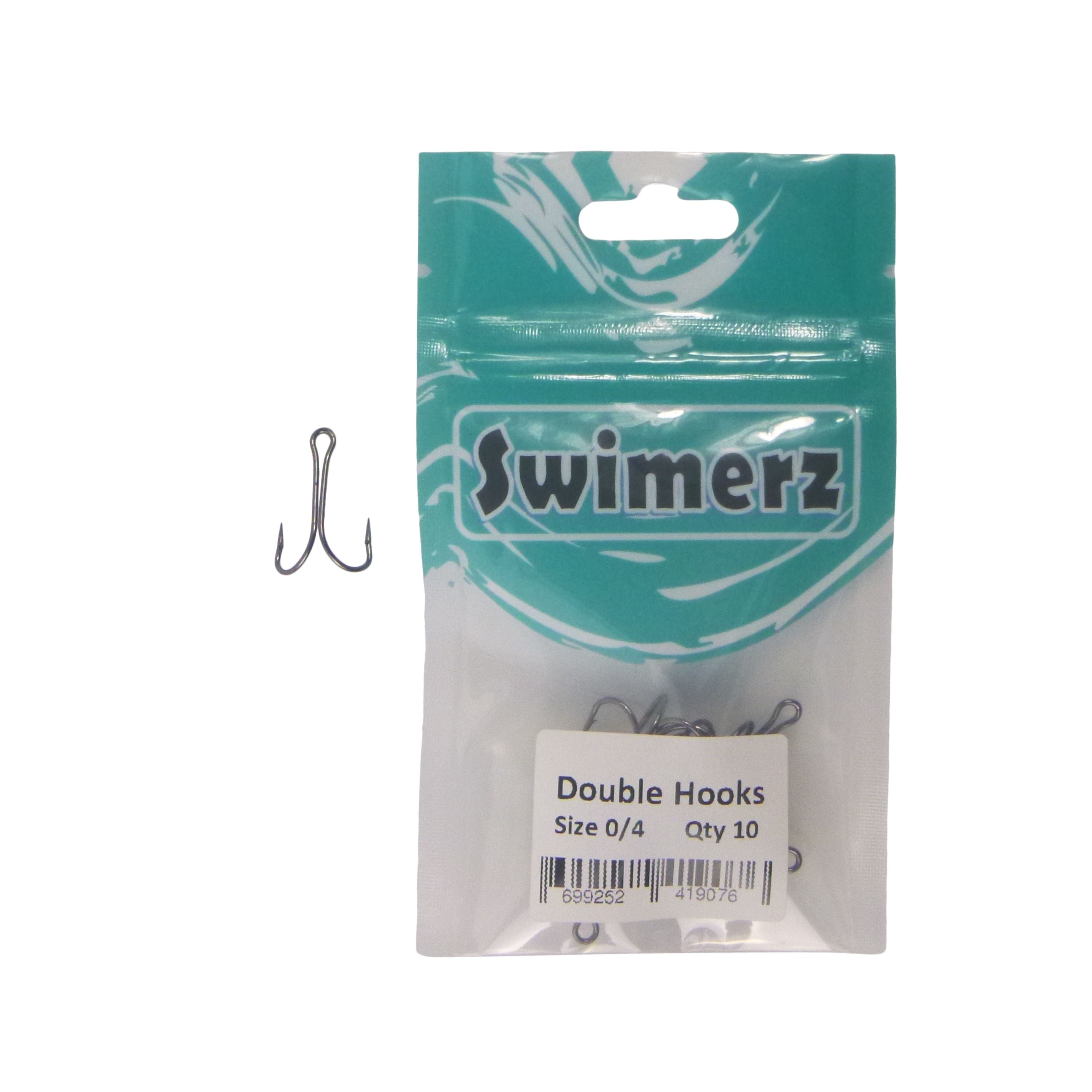 Swimerz Size 4 Extra Strong Double Hook 10 Pack — image 2