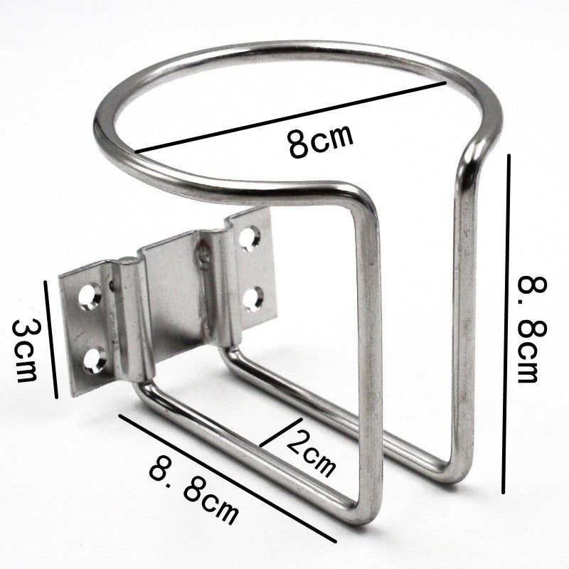 Stainless Steel Bottlle Holder Cup Holder for Auto Household Drink Holder Mounted Bottle Container Car Drink Holder โ image 4
