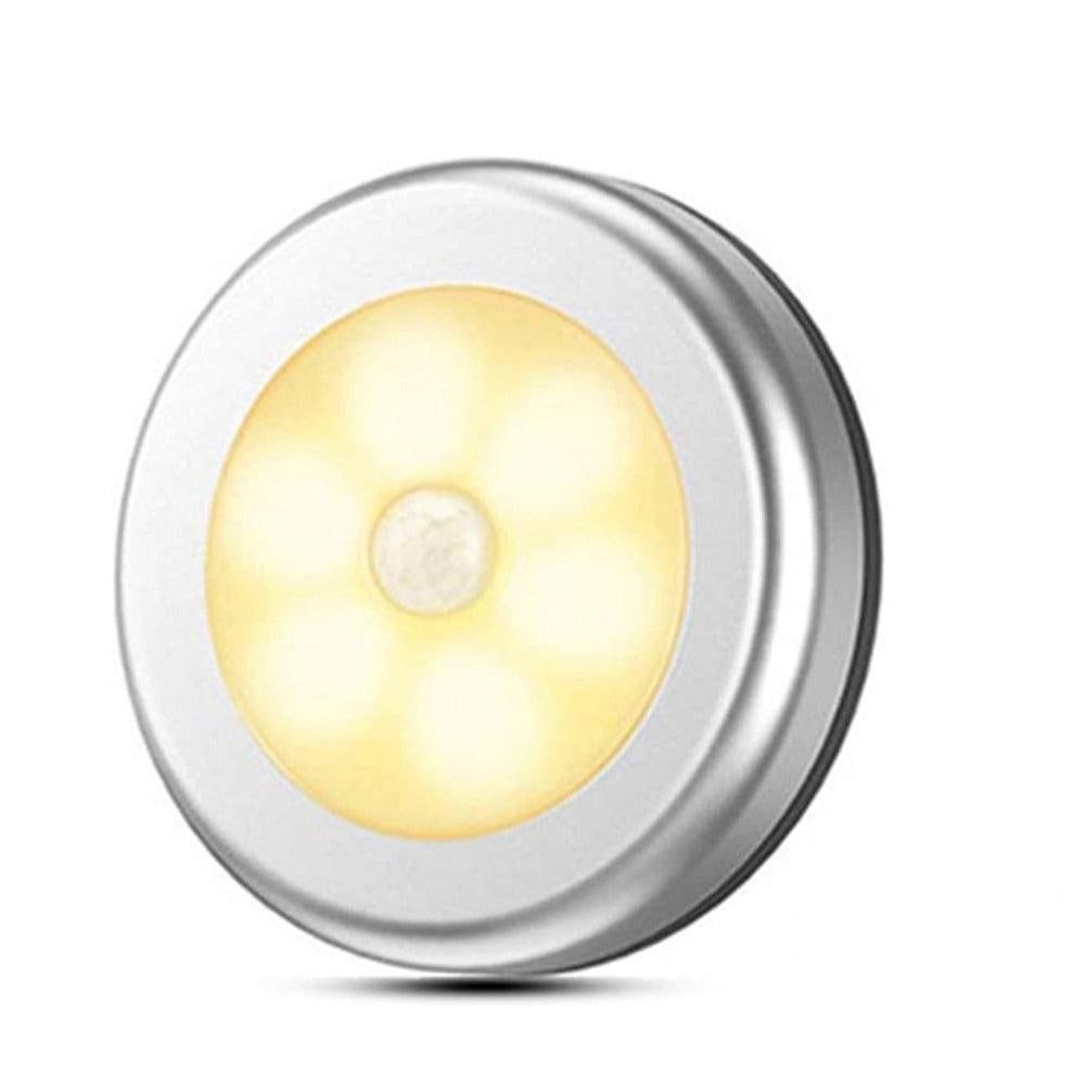 3Pcs Motion Sensor LED Lights Battery Operated Night Lights for Closet Cabinet Hallway Stair Warm White Light — image 5