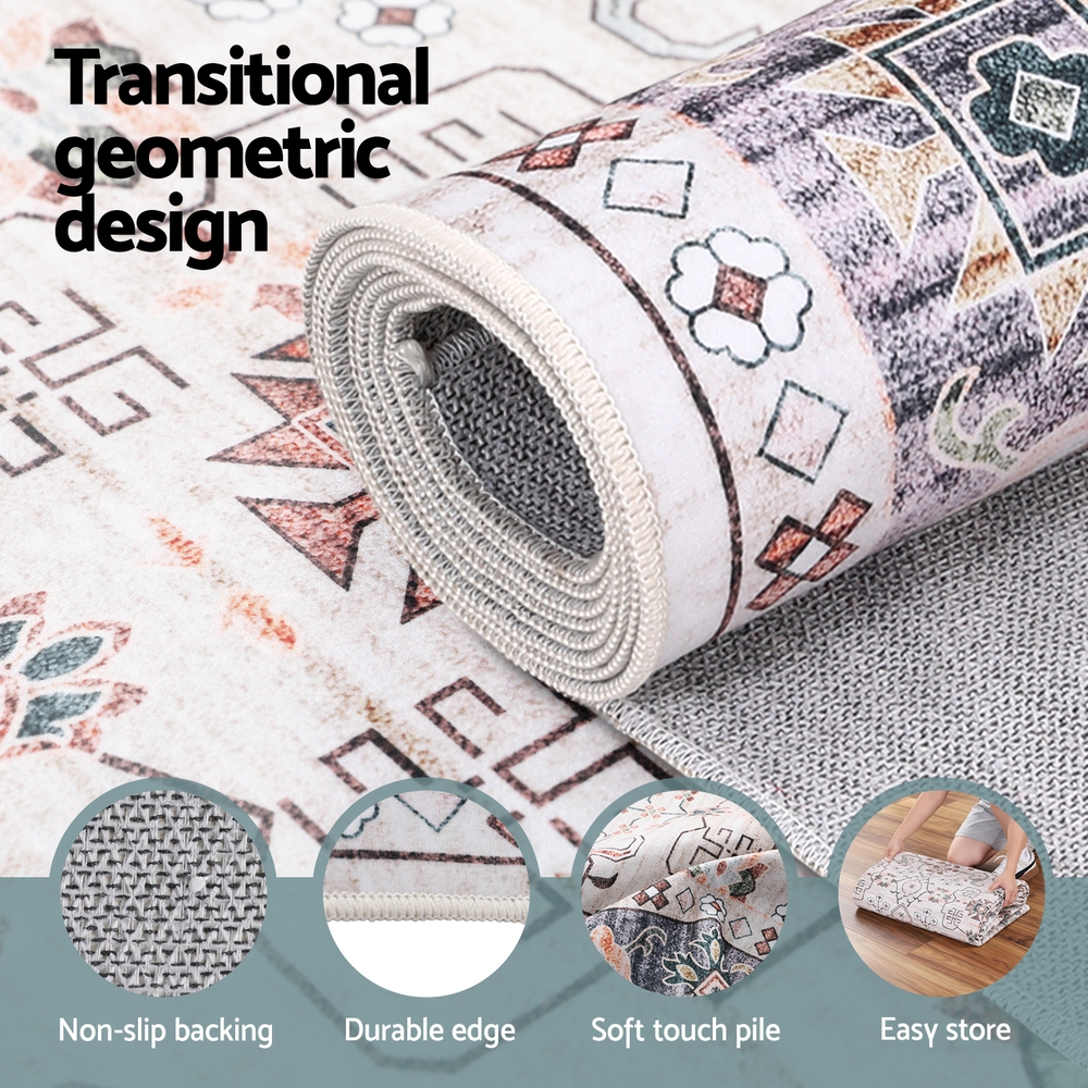 Artiss Washable Floor Rug 200x290cm Large Area Rug Modern Living Room Carpet โ image 4