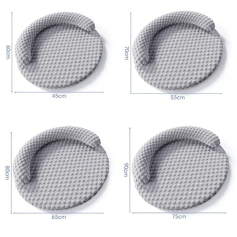 Washable Cooling Pet Bed with Removable Cover for Dogs & Cats - Dark Gray - L โ image 2
