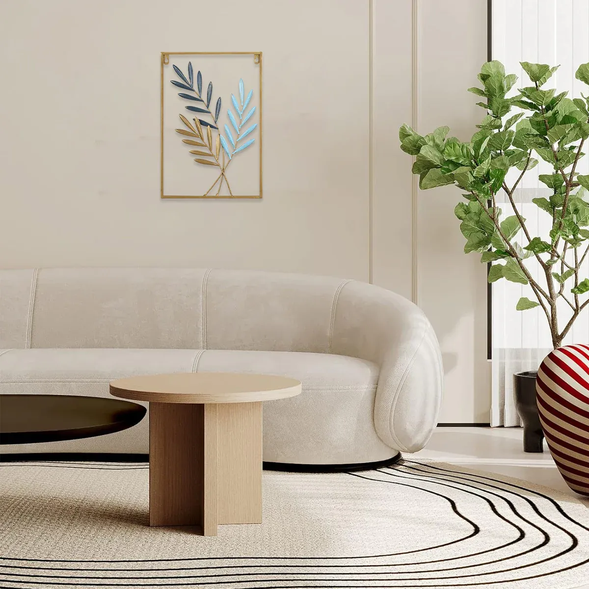 Modern Light Luxury Metal Wall Hanging Dining Living Room Bedroom Porch Decor — image 5