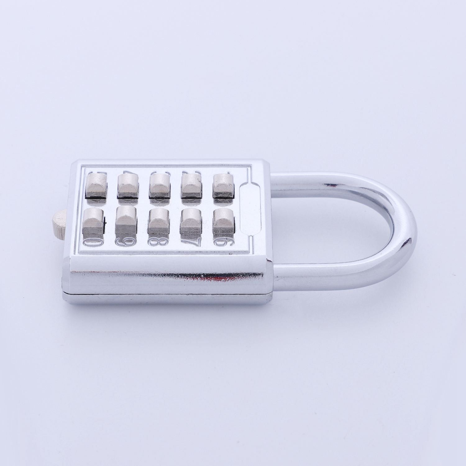 Anti-Theft Button Combination Padlock Digit Push Password Lock Zinc Alloy Security Lock Suitcase Luggage Coded Lock Cupboard โ image 2