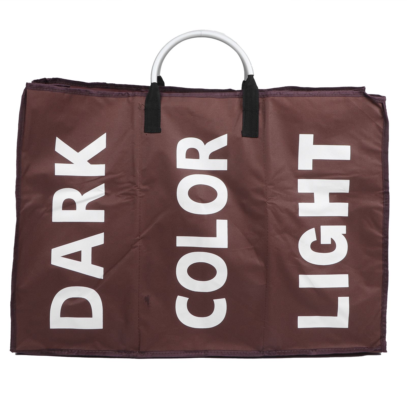 Laundry Basket Household Foldable Waterproof Clothes Storage Bag Organizer Coffee — image 6