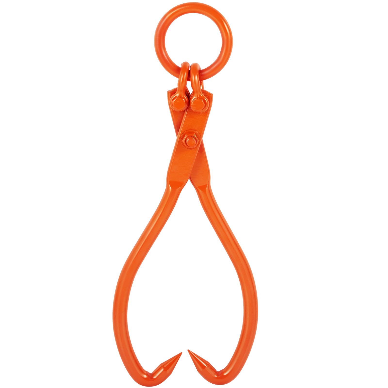 Log Skidding Tongs, 18 inch 2 Claw Log Lifting Tongs, Heavy Duty Steel Lumber Skidding Tongs, 772 lbs/350 kg Loading Capacity, Log Lifting, Handling, Dragging