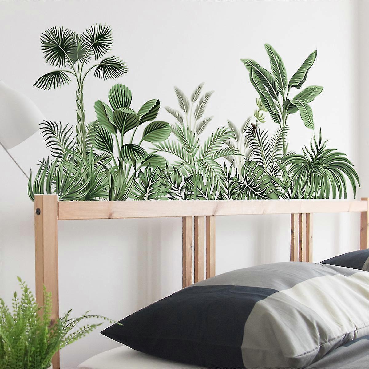 Palm Leaf Wall Stickers For Living Room, Plant Sticker Wall Decor, Peel And Stick Wall Stickers โ image 3