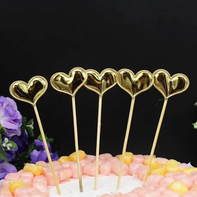 Happy Birthday Acrylic Cake Topper Cake Decoration Golden Silver Party - Colourful-Star — image 6