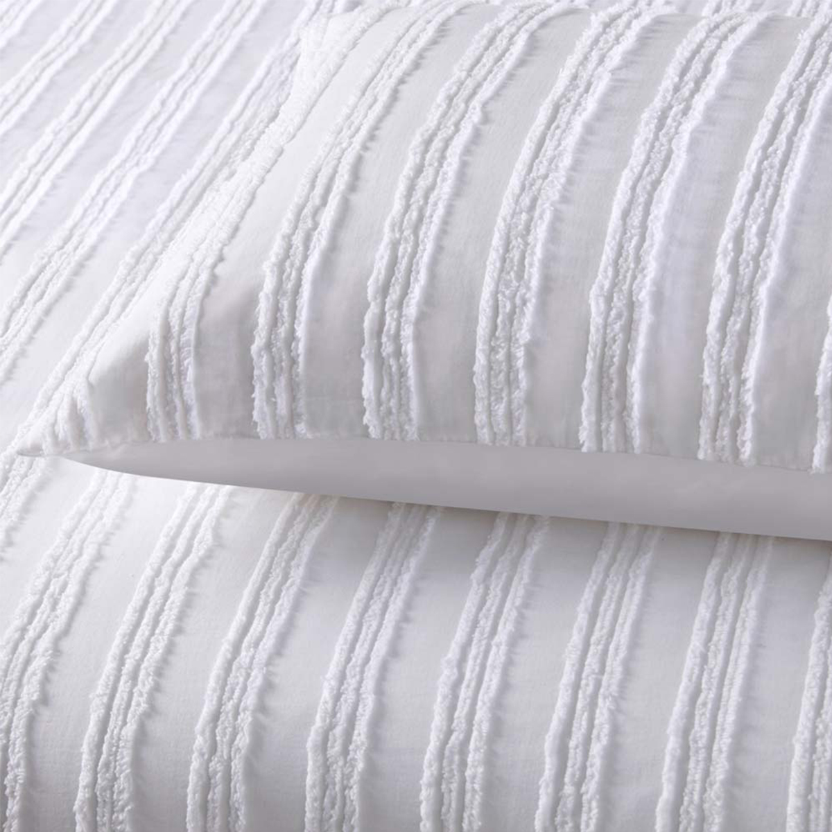 Vintage Design Homewares Reflections White Cotton Quilt Cover Set Queen โ image 3
