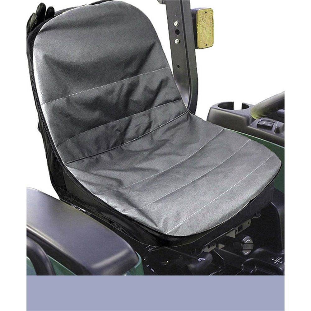 Lawn Mower Seat Cover for Riding Tractor Seat Cover, Compatible with Craftsman, Cadet, Seat Cover Fits Tractor seat backrests Without armrests (Grey) — image 2