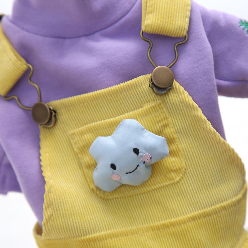 Pet Clothing Cloud Skirt Odd Pet Small Dog Yellow Clouds Skirt XS (No. 8) — image 4