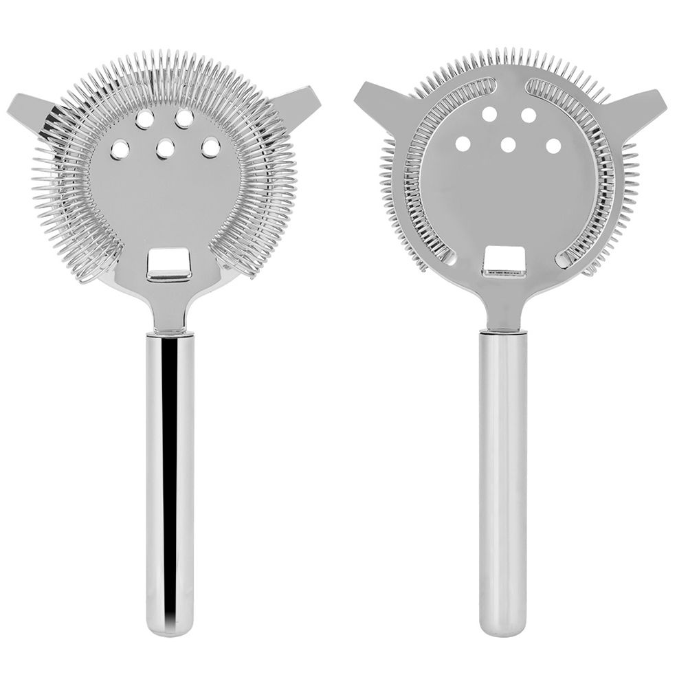 Stainless Steel Cocktail Strainer Shake Drinks Ice Mixed Filter for Bar Club Party (Silver) โ image 5