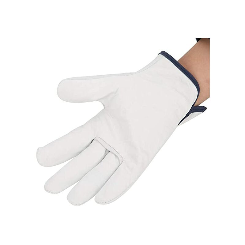 Work Gloves Hand Protection Fire Resistant Welding Glove Super Soft Grain Sheepskin Glove Protective Glove For Tig — image 4