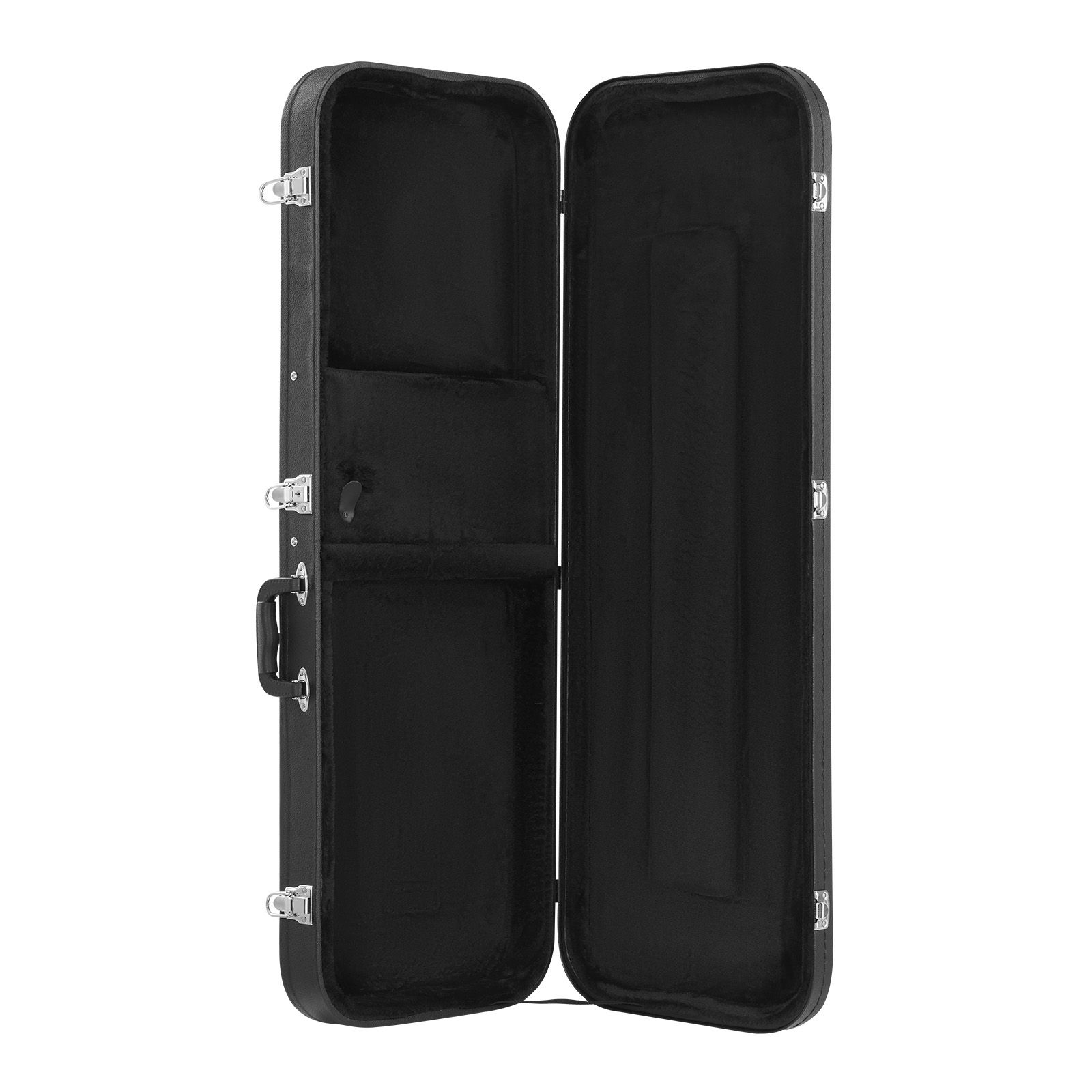 Electric Guitar Hard Case, 1095 mm Rectangular Guitar Hard Case, With Lock Latch Keys Handle, PVC Padding Soft Lining Water-Resistant Hard Shell Guitar Cases