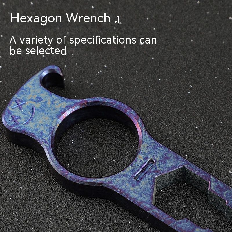 Titanium Pry Bar Bottle Opener Crowbar Wrench Screwdriver Compact Size EDC Multi Tool Solid and durable. Outstanding โ image 2