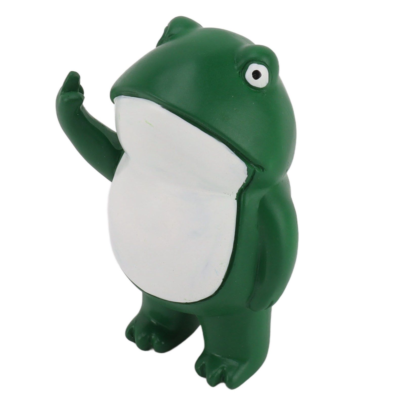 Rebellious Frog Figurine Middle Finger Frog Resin Ornament Frog Craft Decoration Sculpture for Home Office Desktop — image 5