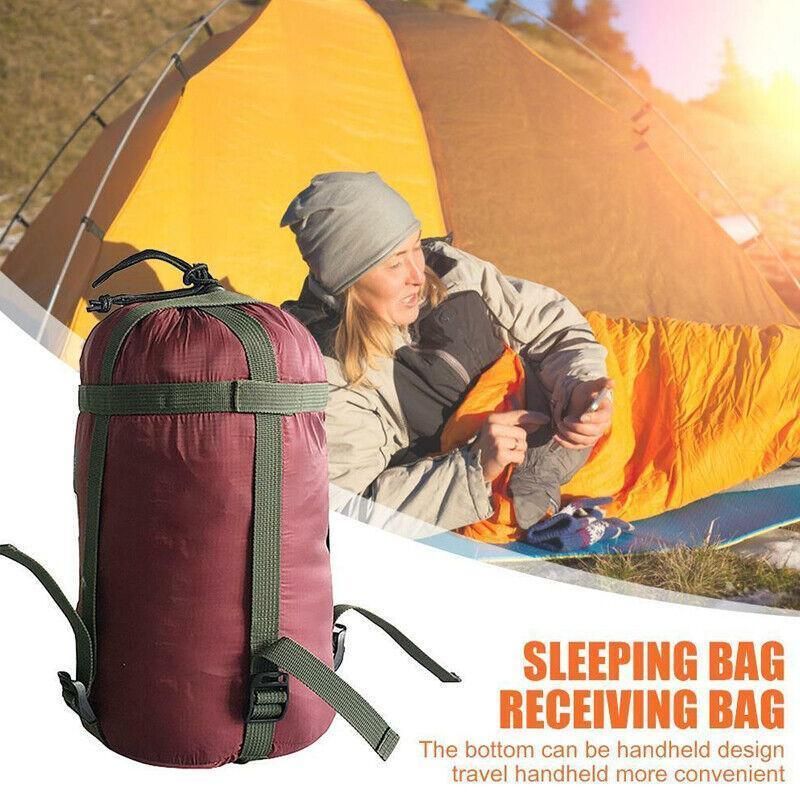 Camping Sleeping Bag Compression Sack Waterproof Outdoor Storage Bag - Lake Blue โ image 6
