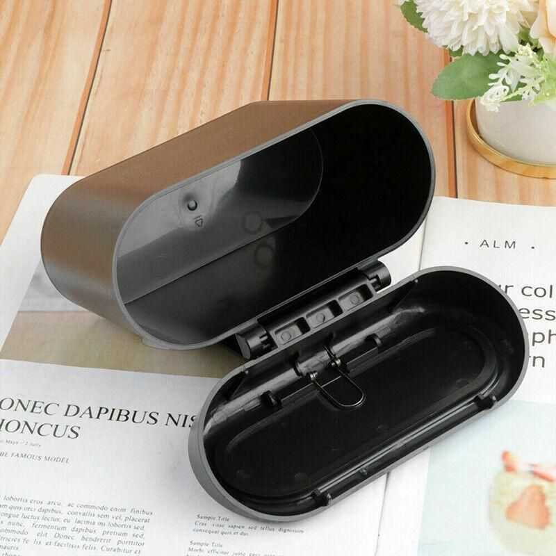 Mini Car Trash Bin with Lid Multifunction Rubbish Can for Vehicle Office Desktop Use — image 6