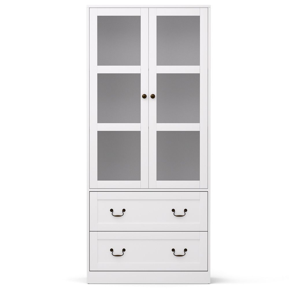 Artiss Buffet Sideboard 180cm Hutch Storage Cabinet Kitchen Drawer Door White — image 4