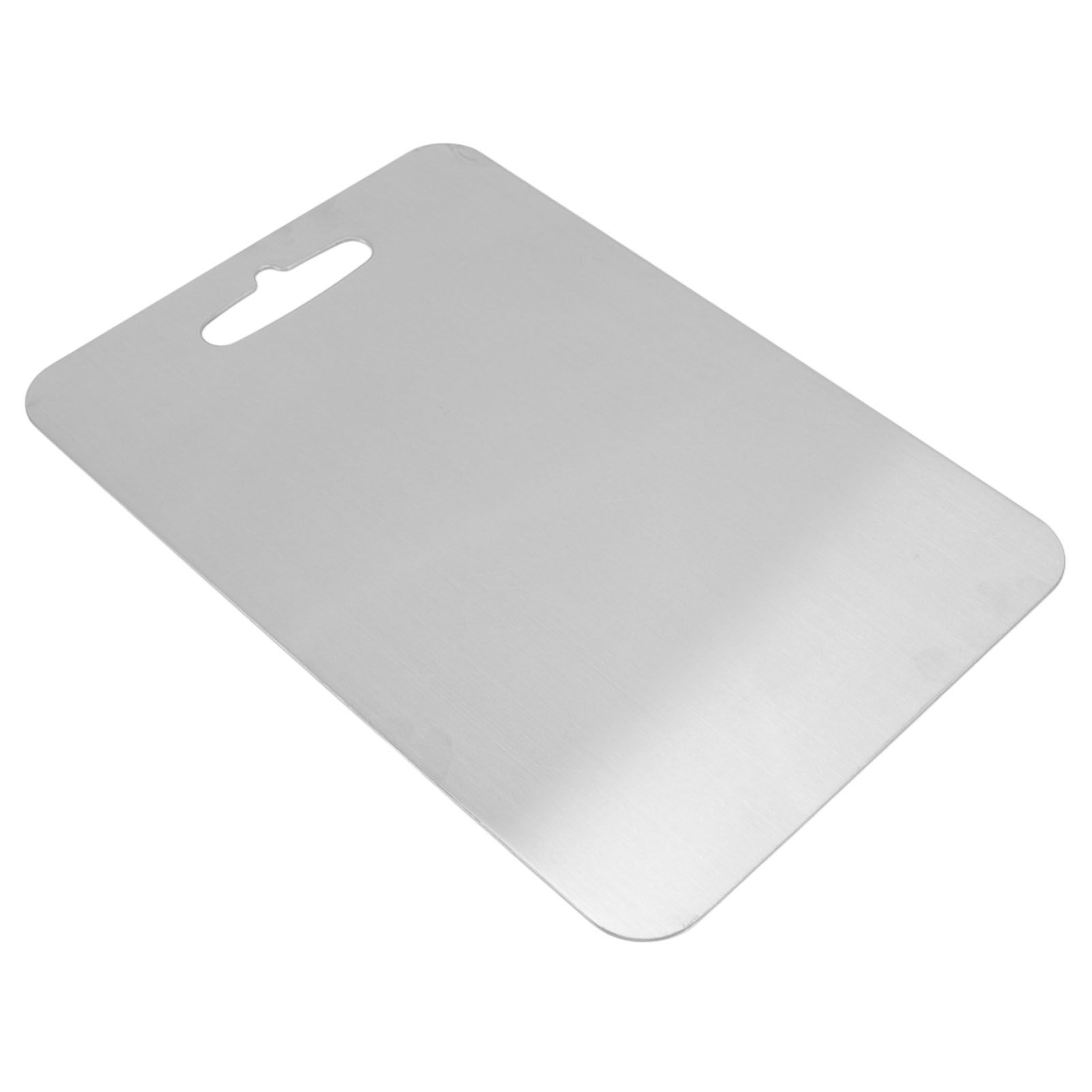 Cutting Board Double Sided 304 Stainless Steel Easy Cleaning for Cooking Kitchen M โ image 2