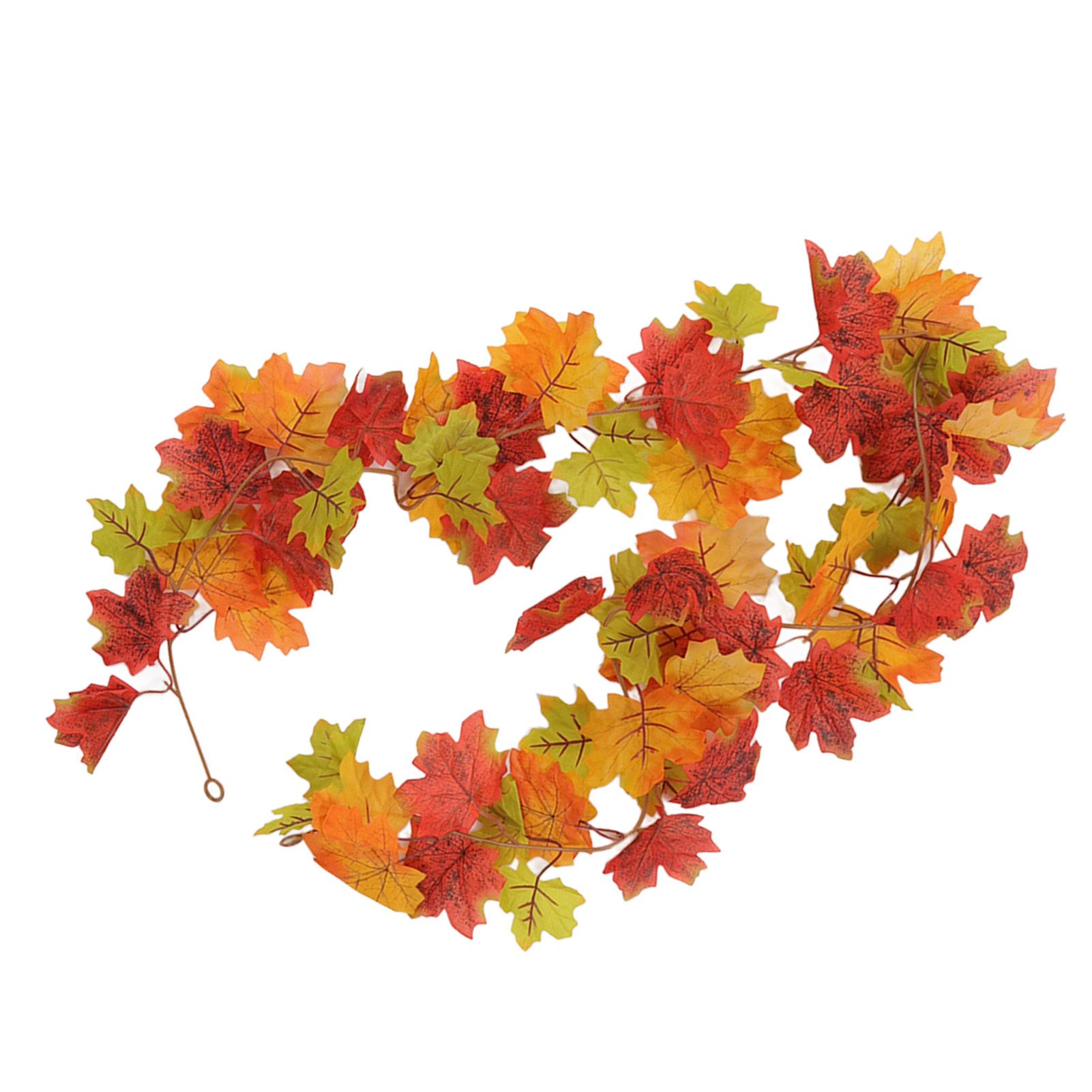 Maple Leaf Fall Garland Vivid Artificial Autumn Foliage Hanging Vine Garland for Thanksgiving Home Decoration โ image 5