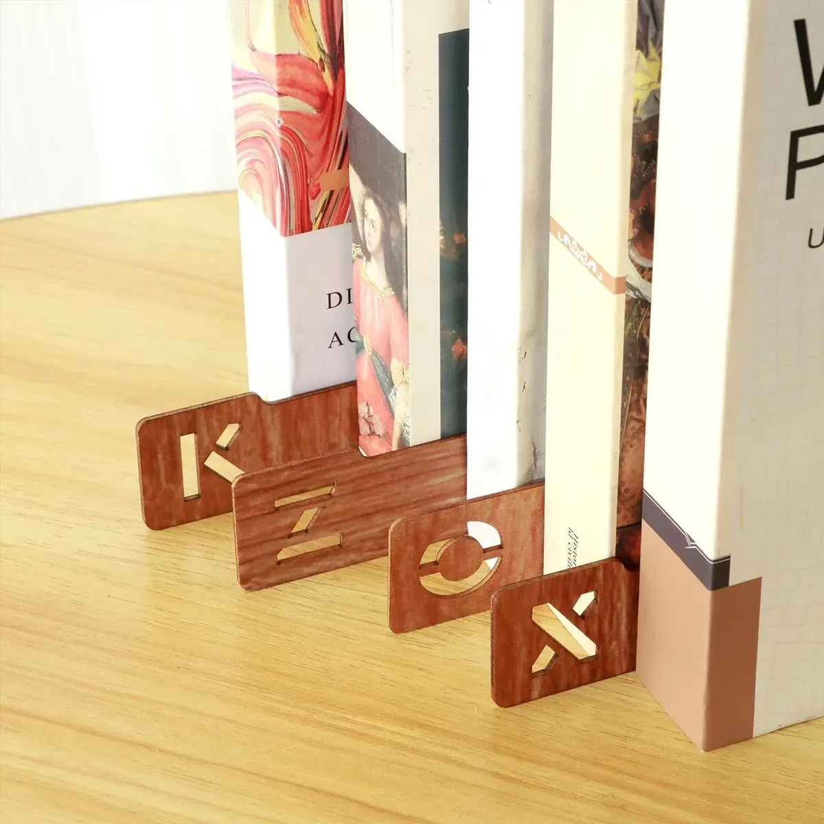 Wood Alphabet Bookmark A-Z Divider Home Vinyl Record Organizer Decorative Tool — image 4