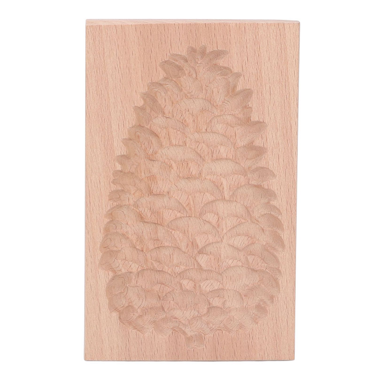 Wooden Cookie Mould Beechwood Reusable Washable Biscuit Press Stamp Mold for Kitchen Baking Pine Cone โ image 3
