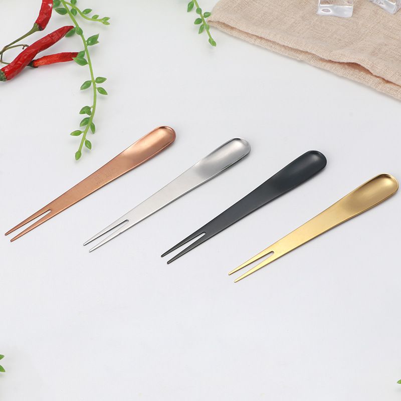 Island Qi Stainless Steel Fruit Fork Cake Knife Cookies Cake Shovel — image 3