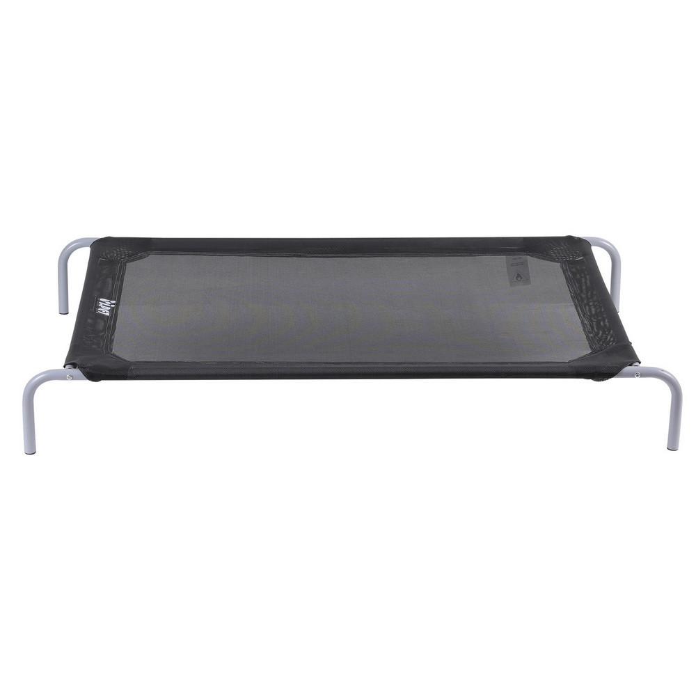 i.Pet Pet Dog Bed Elevated Trampoline Durable Raised Heavy Duty Large Dogs 90x137cm Black — image 3