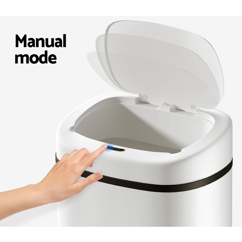 Devanti 82L Motion Sensor Bin Rubbish Automatic White โ image 4