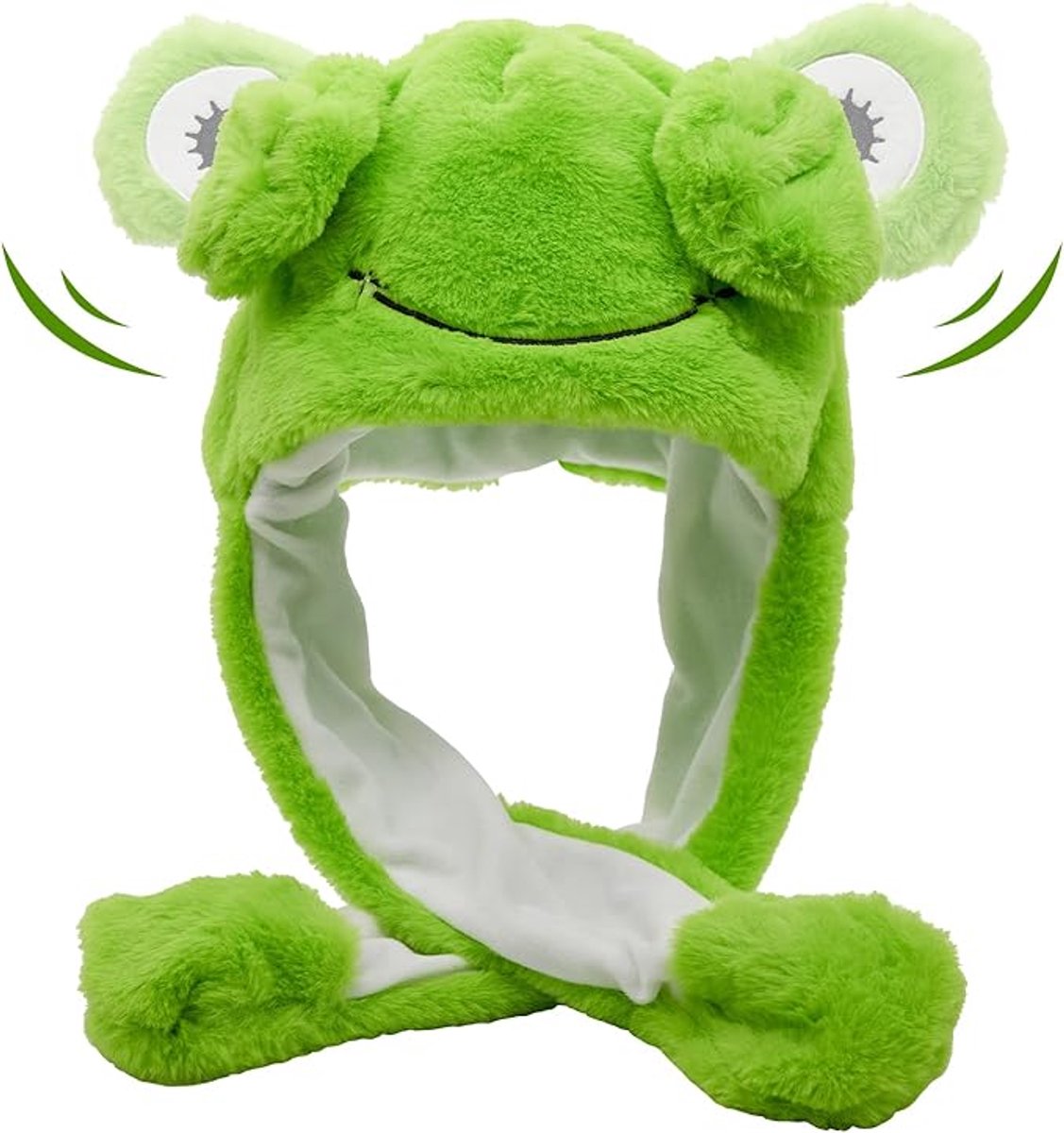 Frog Hat - Creative Stylish Caps - cute plush animal hat - frog hat with big eyes - party role-playing hat - Accessories - Headwear - Ergonomic - Very