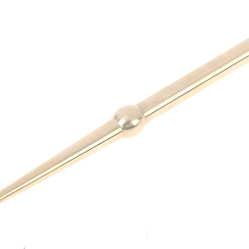 Brass Face & Eye Reflexology Massage Pen, Ear Acupoint Guasha Detecting Stick (1pc) โ image 4