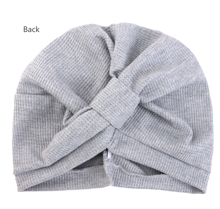 Navy Blue 3 Pack Women's Cotton Waffle Knit Turban Headwrap - Thickened Indian Style Beanie Cap - One Size Fits All for Australian Daily Wear — image 3